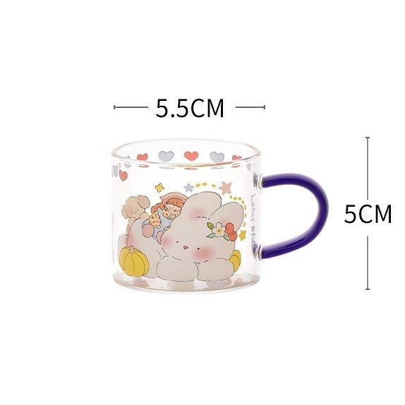 Spring Day Mini Glass Mug - Premium Borosilicate Glass | 11 Styles Available, 100ML Capacity - Wuli Home