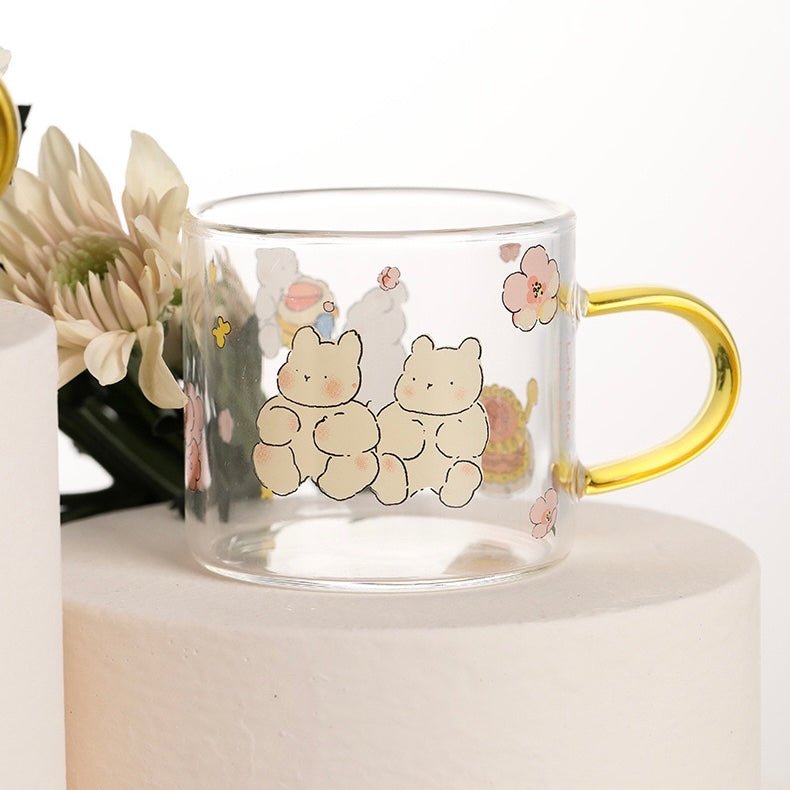 Spring Day Mini Glass Mug - Premium Borosilicate Glass | 11 Styles Available, 100ML Capacity - Wuli Home