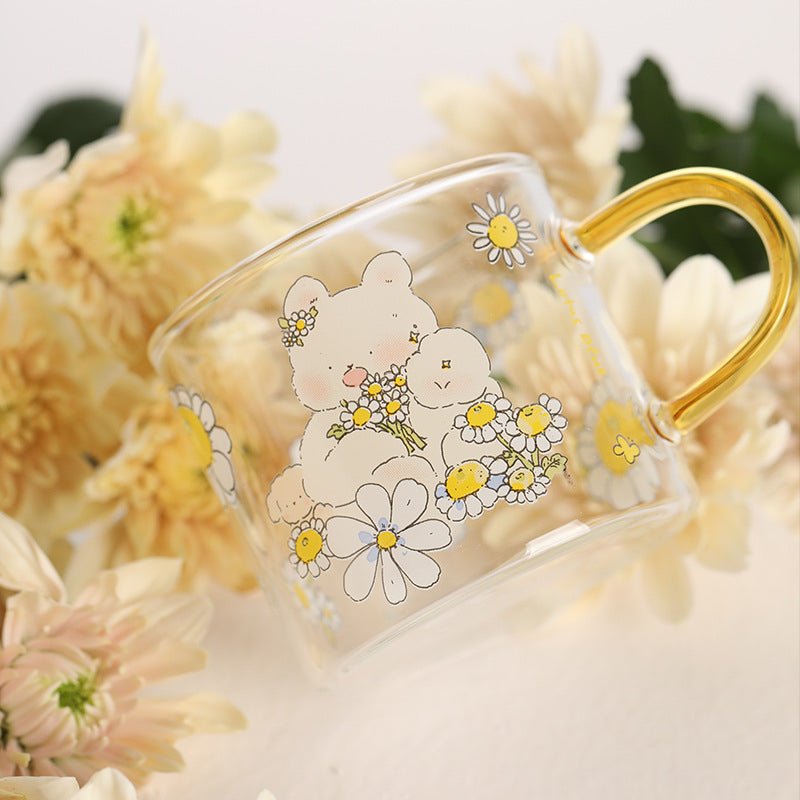 Spring Day Mini Glass Mug - Premium Borosilicate Glass | 11 Styles Available, 100ML Capacity - Wuli Home