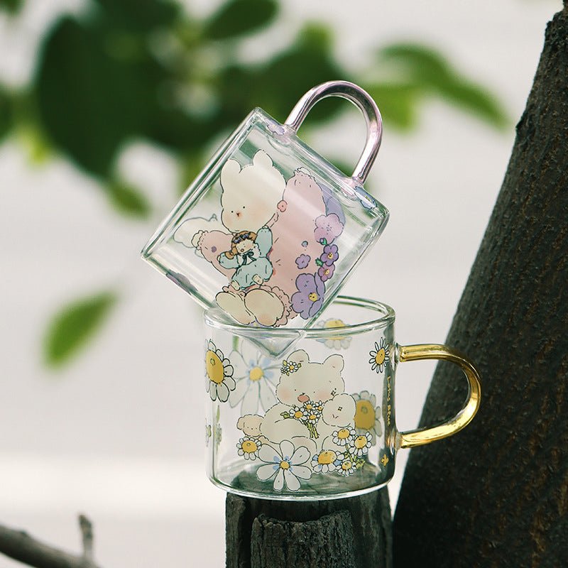 Spring Day Mini Glass Mug - Premium Borosilicate Glass | 11 Styles Available, 100ML Capacity - Wuli Home