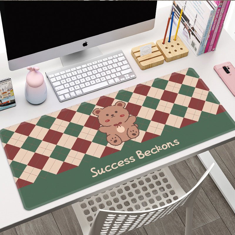 Super Cute Large Mouse Pad | Fabric with a silicone non-slip backing, Size 90x40cm - Wuli Home