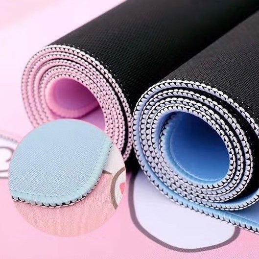 Super Cute Large Mouse Pad | Fabric with a silicone non-slip backing, Size 90x40cm - Wuli Home