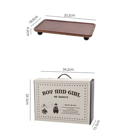 Vintage Comic Girl Tea Set Gift Box | One Pot Four Cups | Housewarming & Birthday Gift - Wuli Home