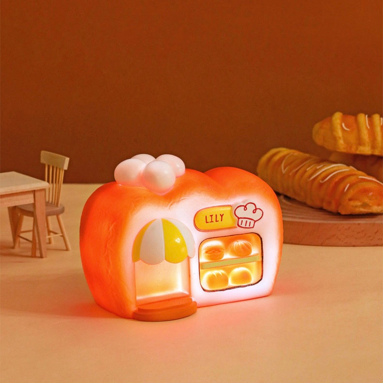 Cute Bakery House Bluetooth Speaker Night Light | USB Charging