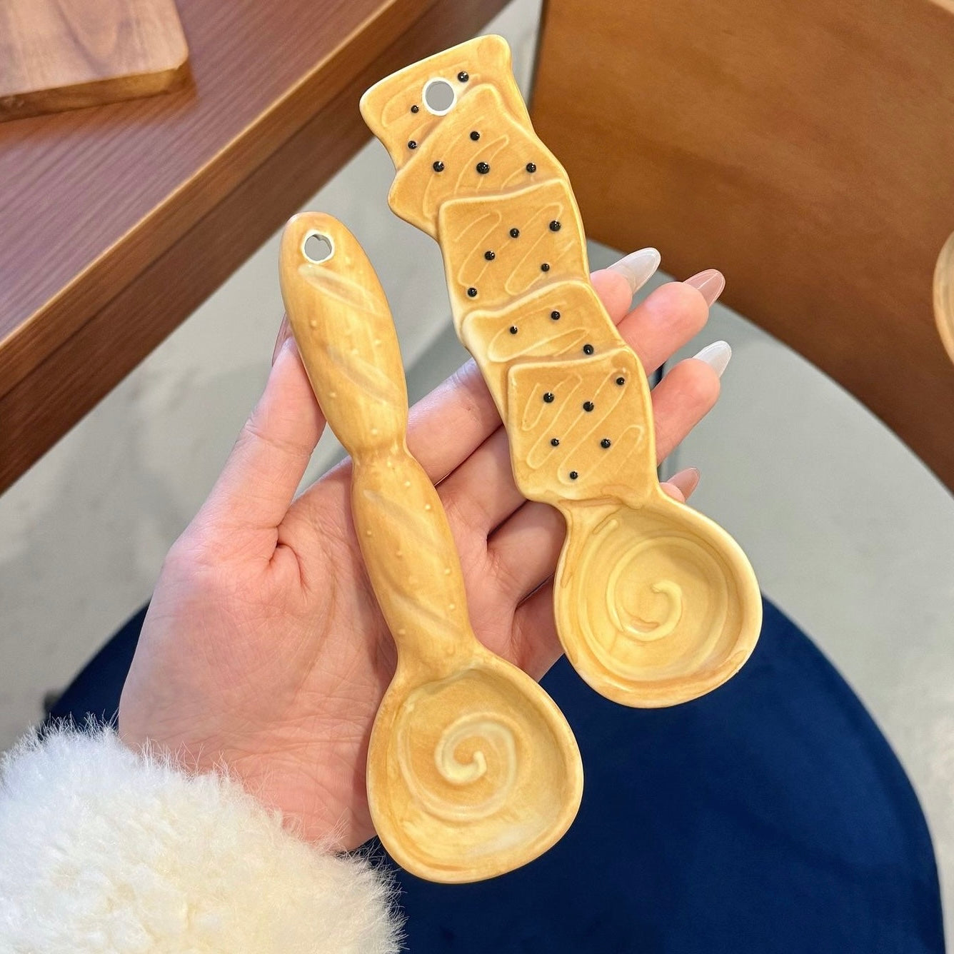 Bakery Cookie Ceramic Spoon – 4 Designs