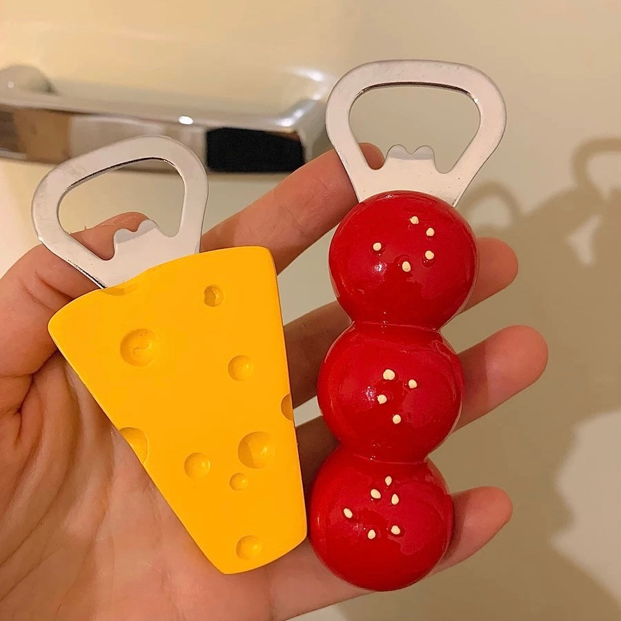 Adorable Food-Themed Fridge Magnet Bottle Openers