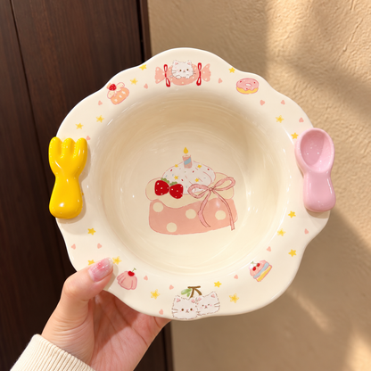 Sweetie Cake Ceramic Ramen Bowl – 600ML