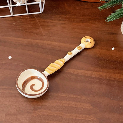Kawaii Dessert Ceramic Spoon - 6 Styles