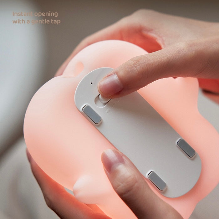 Cute Piggy Tap Night Light - USB Rechargeable