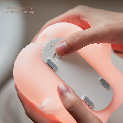 Cute Piggy Tap Night Light - USB Rechargeable
