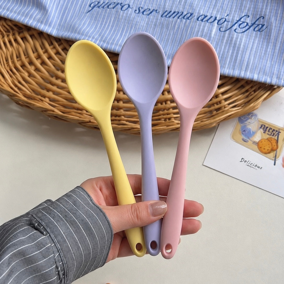 Morandi Color Food-Grade Silicone Spoon