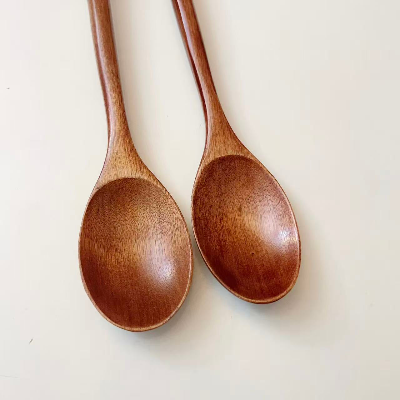 Japanese Style Wooden Spoon with Wrapped Handle