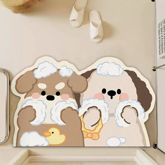 Bath with Me Bathroom Absorbent Mat - Size 50x80cm