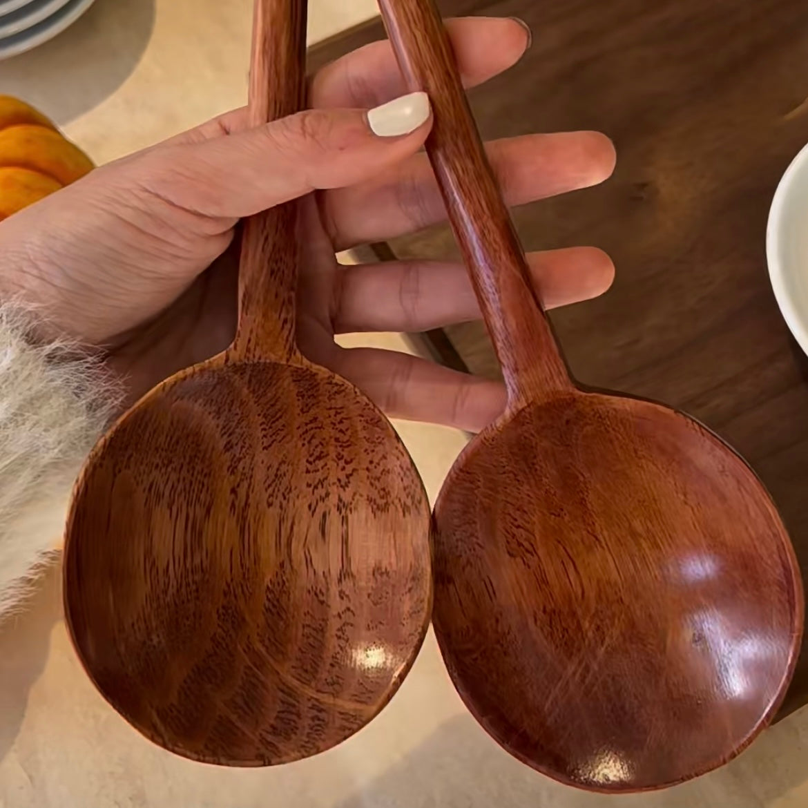 Extra-Large Wooden Spoon - Perfect for Noodle Lovers