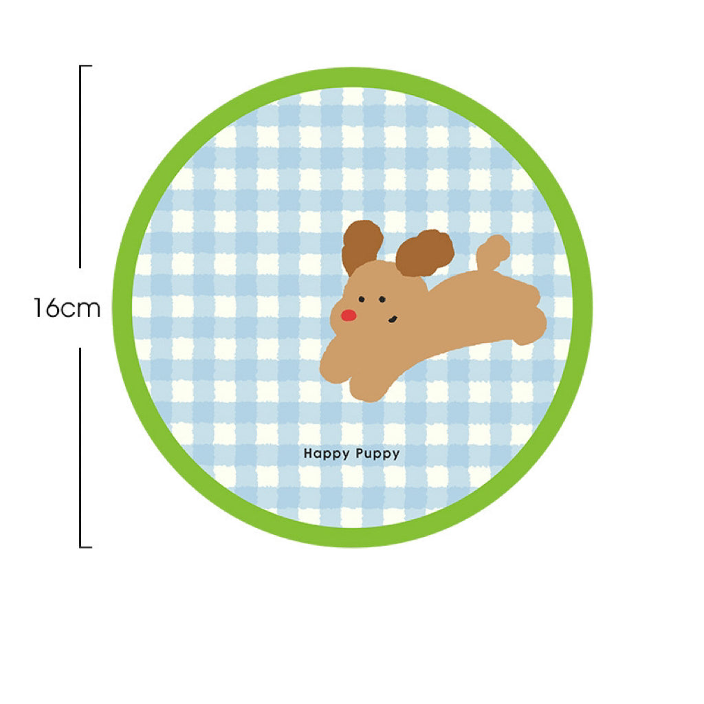 Picnic Dog Ceramic Heat-Resistant Pot Mat | Heat Insulation and Instant Absorption, Easy to Clean