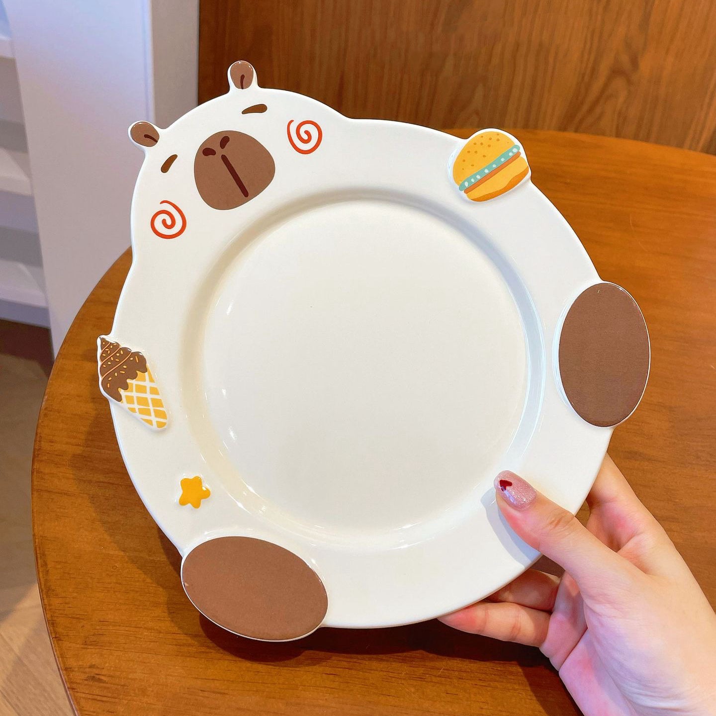 Animal Series Ceramic Dessert Plates – 3 Adorable Designs | Perfect for Gifting