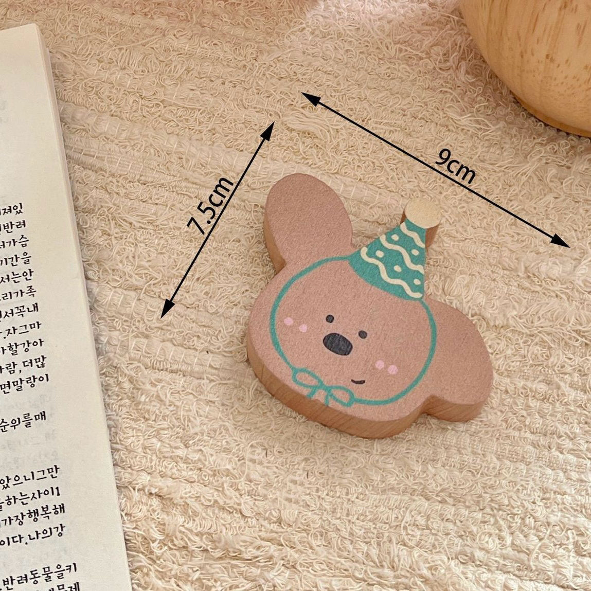 Cute Animal Wooden Fridge Magnet Bottle Opener | 2-in-1 Decorative and Functional Kitchen Accessory