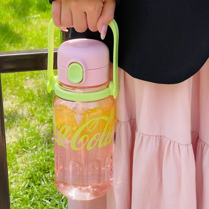 GERM Collab Tritan Water Bottle with Straw & Locking Lid, 850ml - BPA-Free, Dishwasher Safe