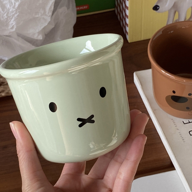 Bunny & Bear Ceramic Mug – 350ML Capacity