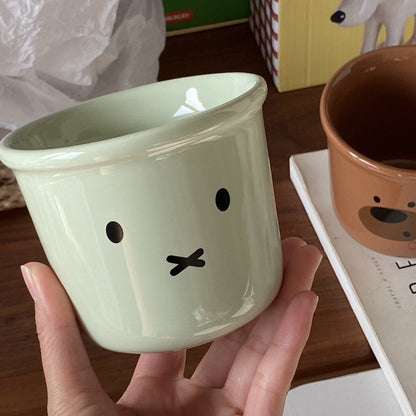 Bunny & Bear Ceramic Mug – 350ML Capacity