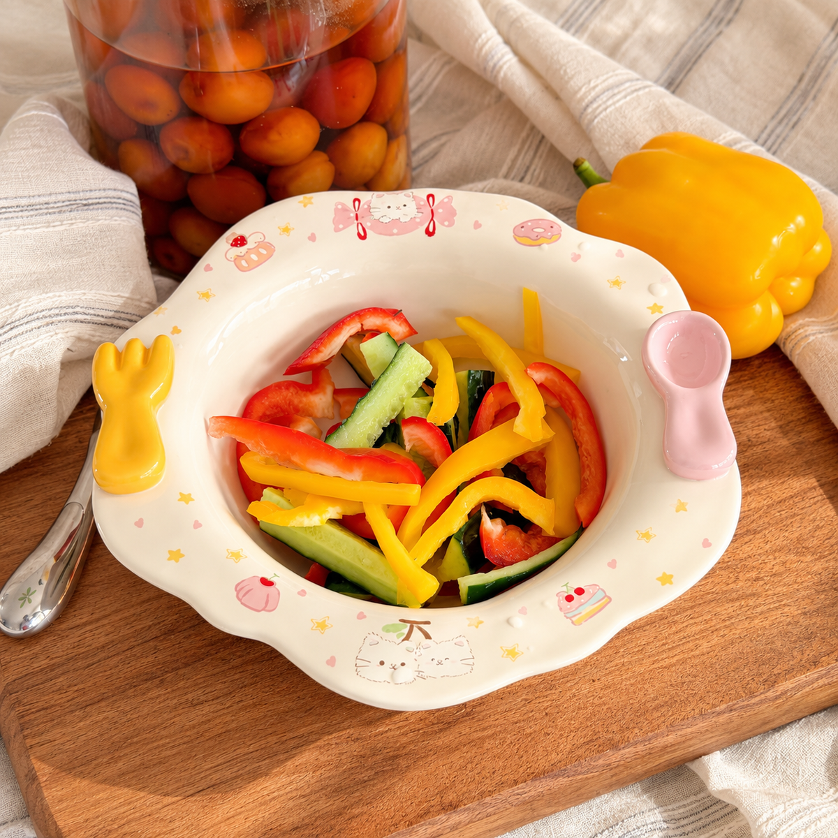 Sweetie Cake Ceramic Ramen Bowl – 600ML