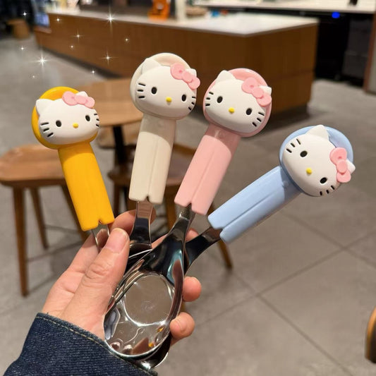Cute Kitty Stainless Steel Spoon - 4 Colors