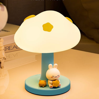 Cloud Bunny Tap-on Night Light | Adjustable Brightness, USB Charging | Perfect Gift Ideas