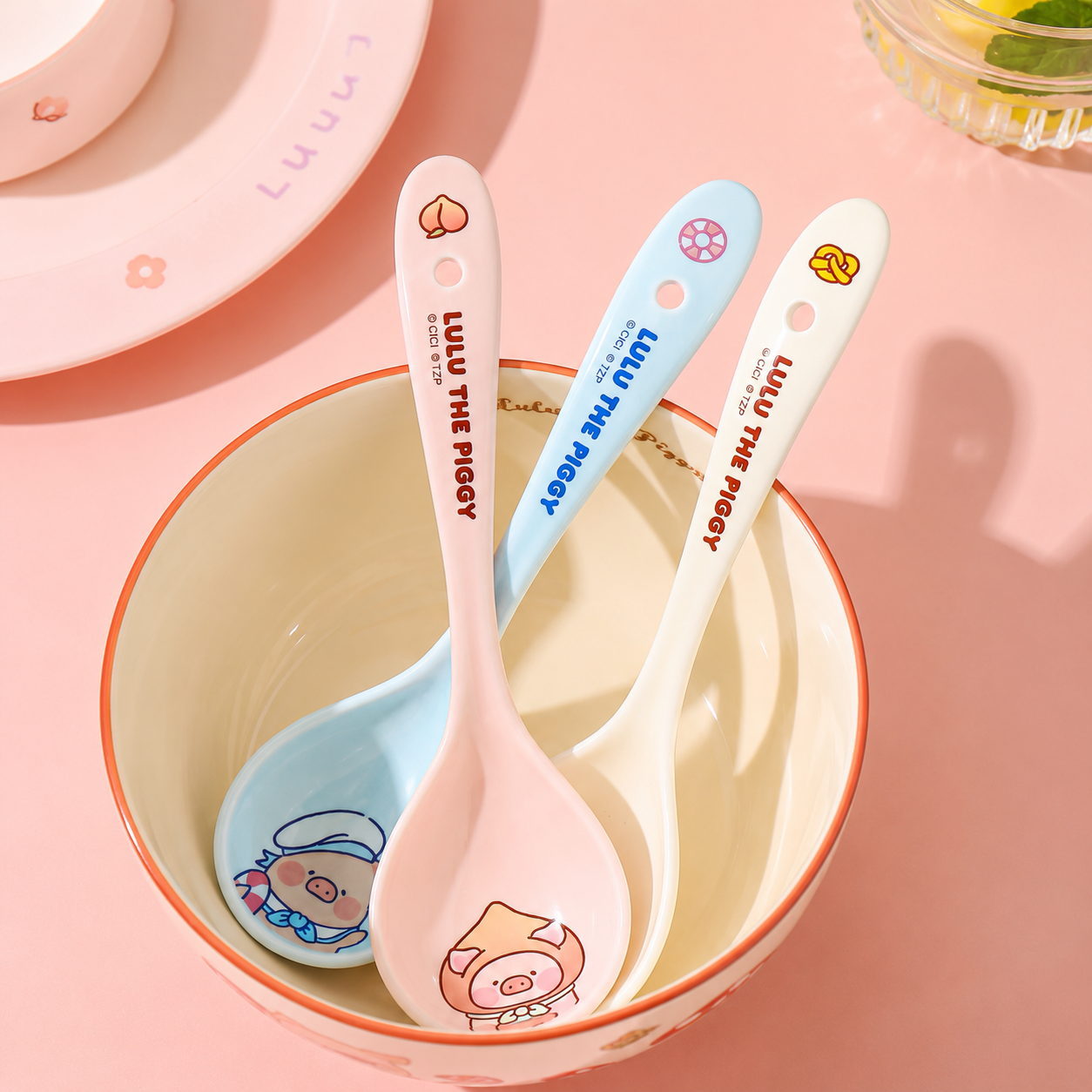 Lulu the Piggy Ceramic Soup Spoon – Official Licensed