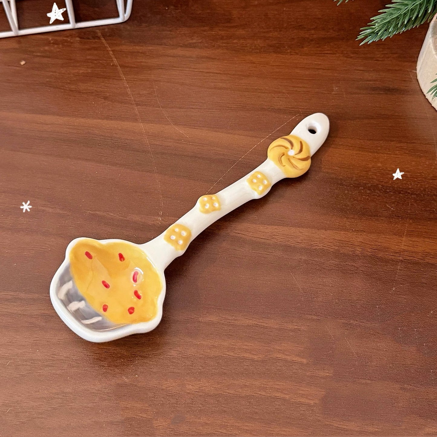 Kawaii Dessert Ceramic Spoon - 6 Styles