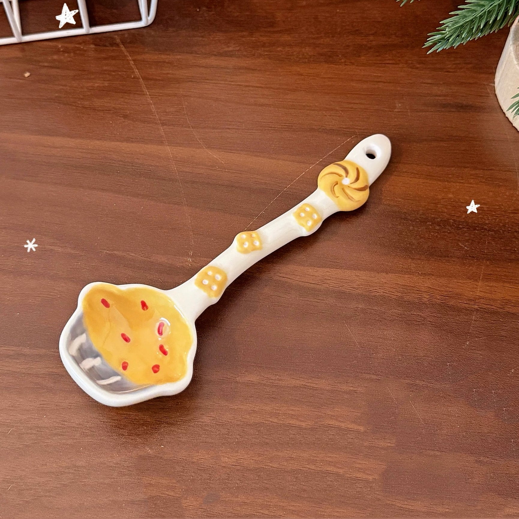 Kawaii Dessert Ceramic Spoon - 6 Styles