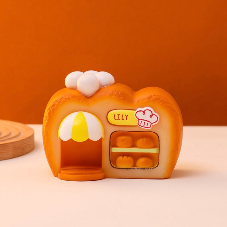Cute Bakery House Bluetooth Speaker Night Light | USB Charging