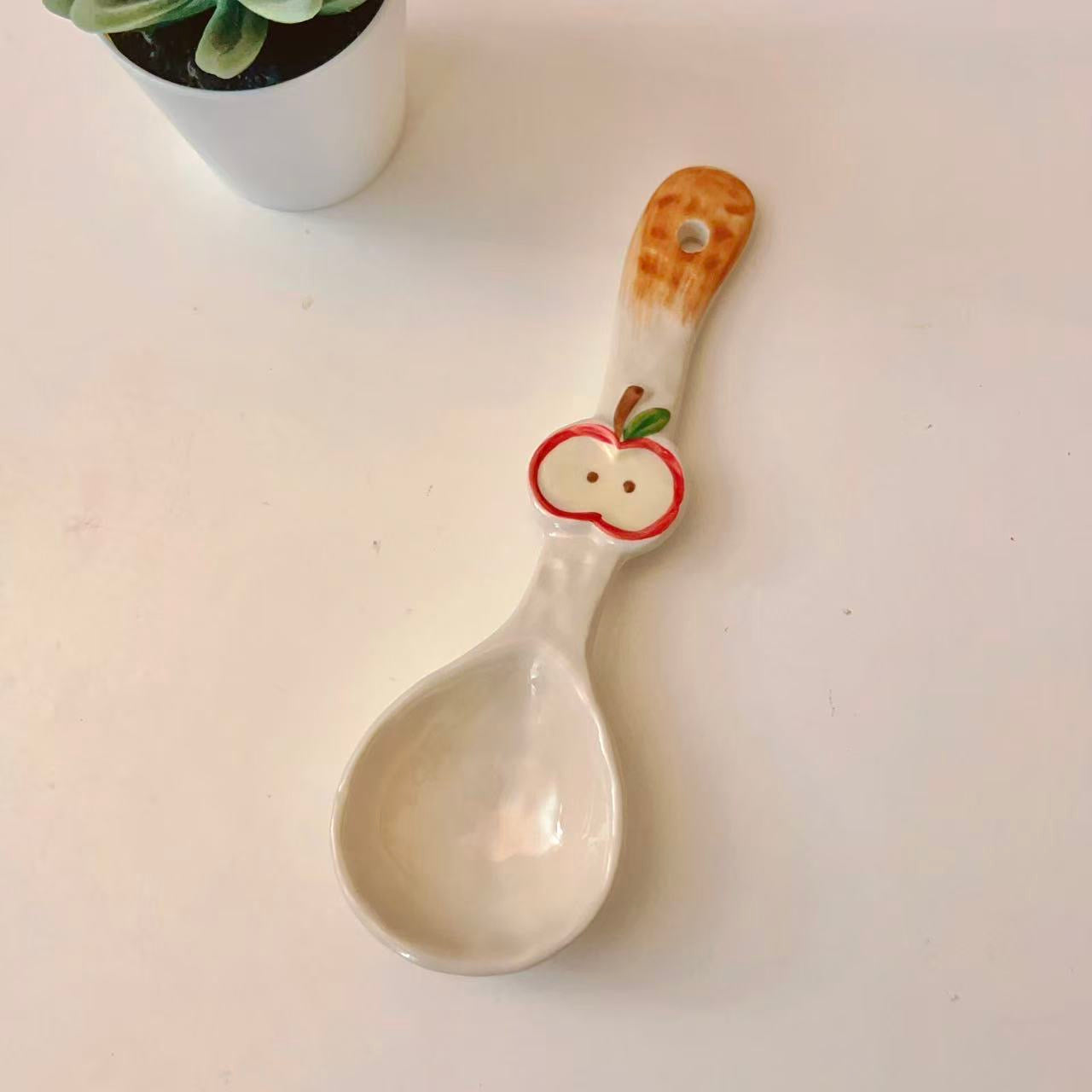 Colorful Handcrafted Ceramic Spoons