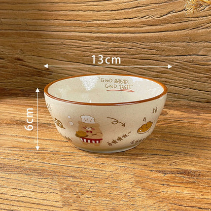 Adorable Fragrant Bread Bear Series Dinnerware Set - Perfect Gift Idea with Versatile Designs