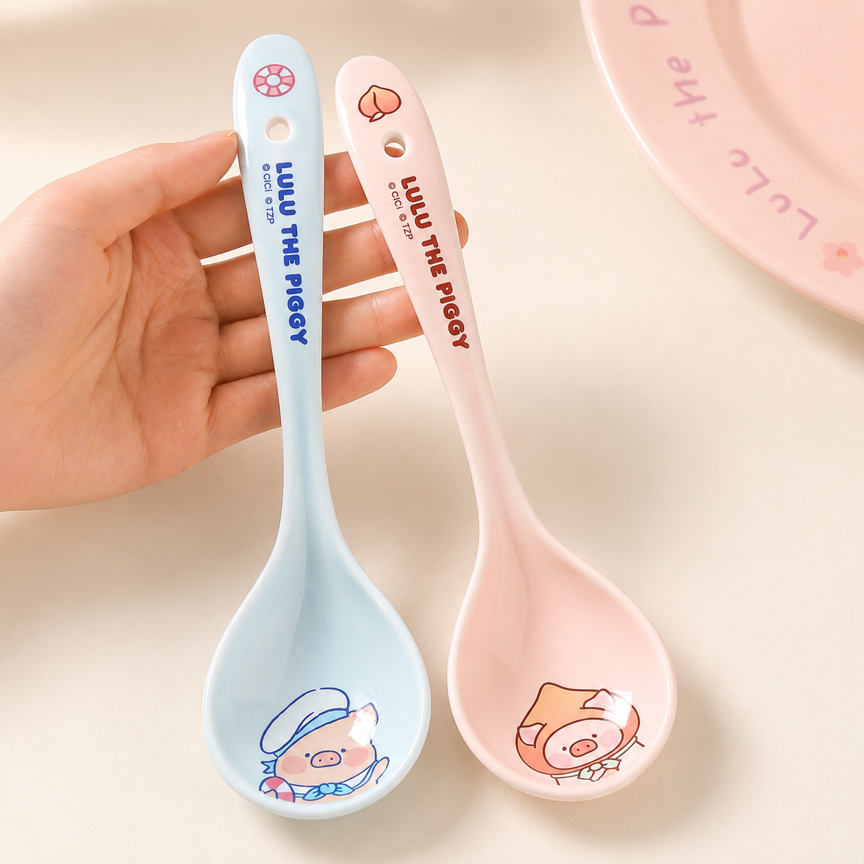 Lulu the Piggy Ceramic Soup Spoon – Official Licensed