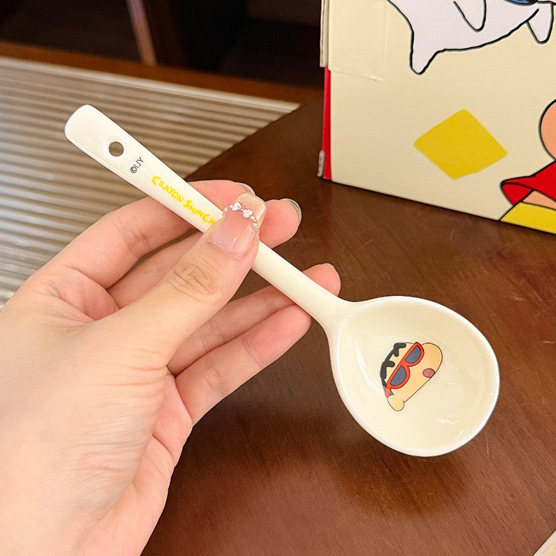 Crayon Shin-chan Ceramic Spoon | 4 Colors