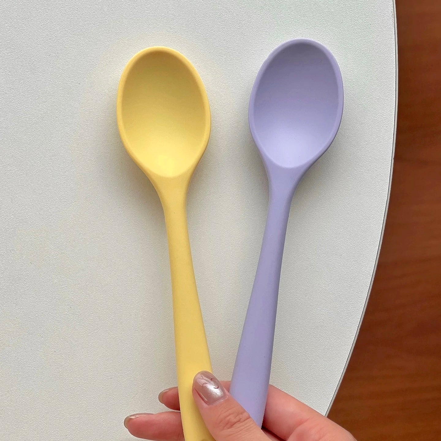 Morandi Color Food-Grade Silicone Spoon