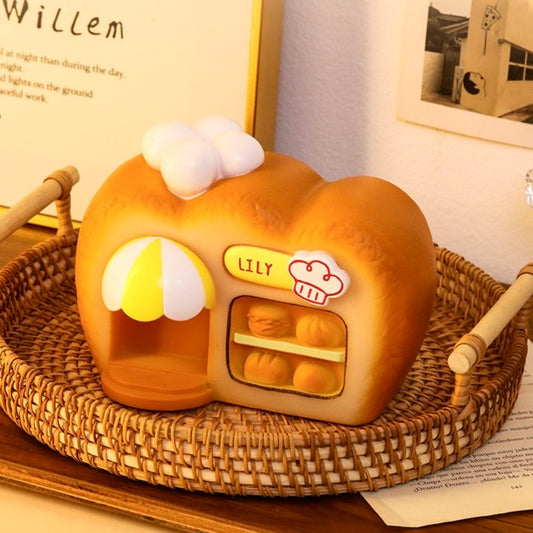 Cute Bakery House Bluetooth Speaker Night Light | USB Charging