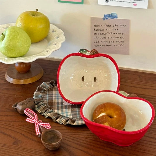 Apple Shaped Ceramic Bowl – 280ML