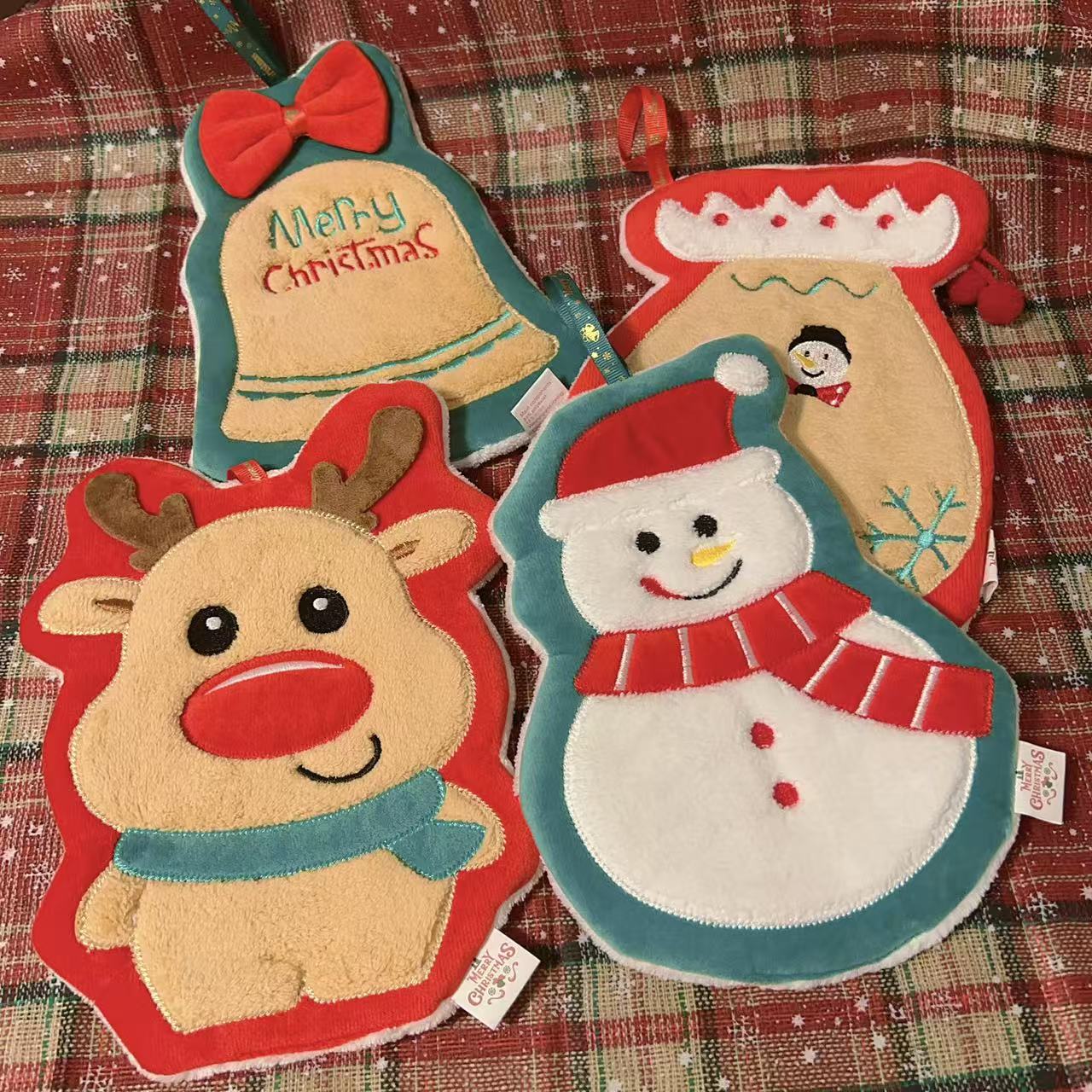 Christmas Shaped Hand Towel - 4 Designs | Christmas Gift