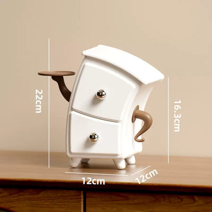 Cute Hands-on-Hips Storage Drawer Organizer - 2 Drawers