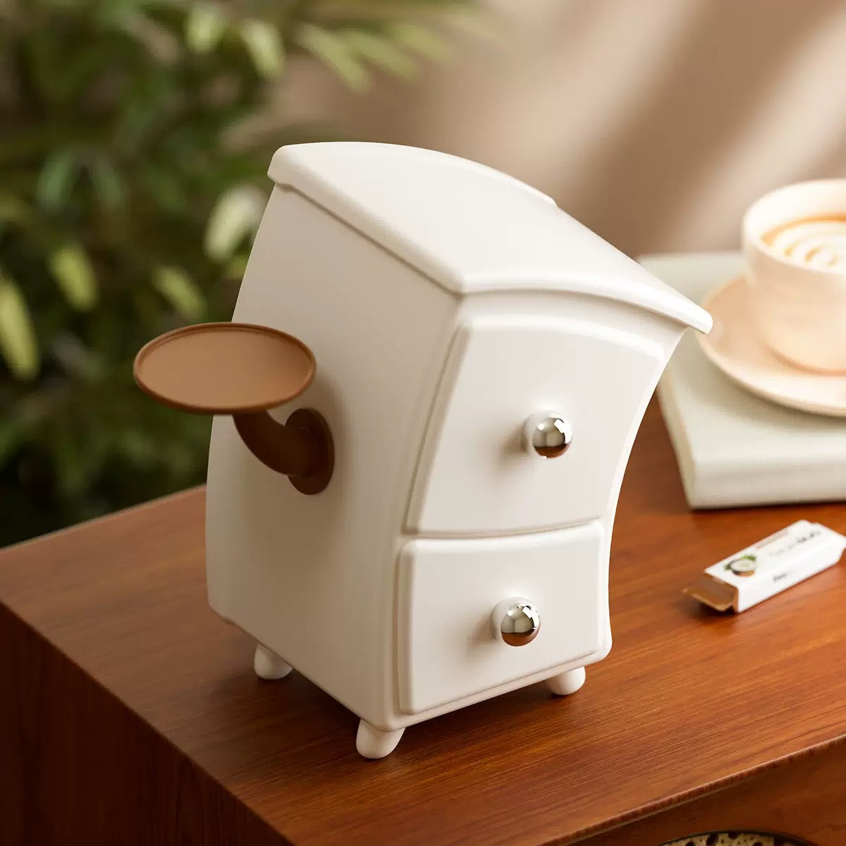 Cute Hands-on-Hips Storage Drawer Organizer - 2 Drawers