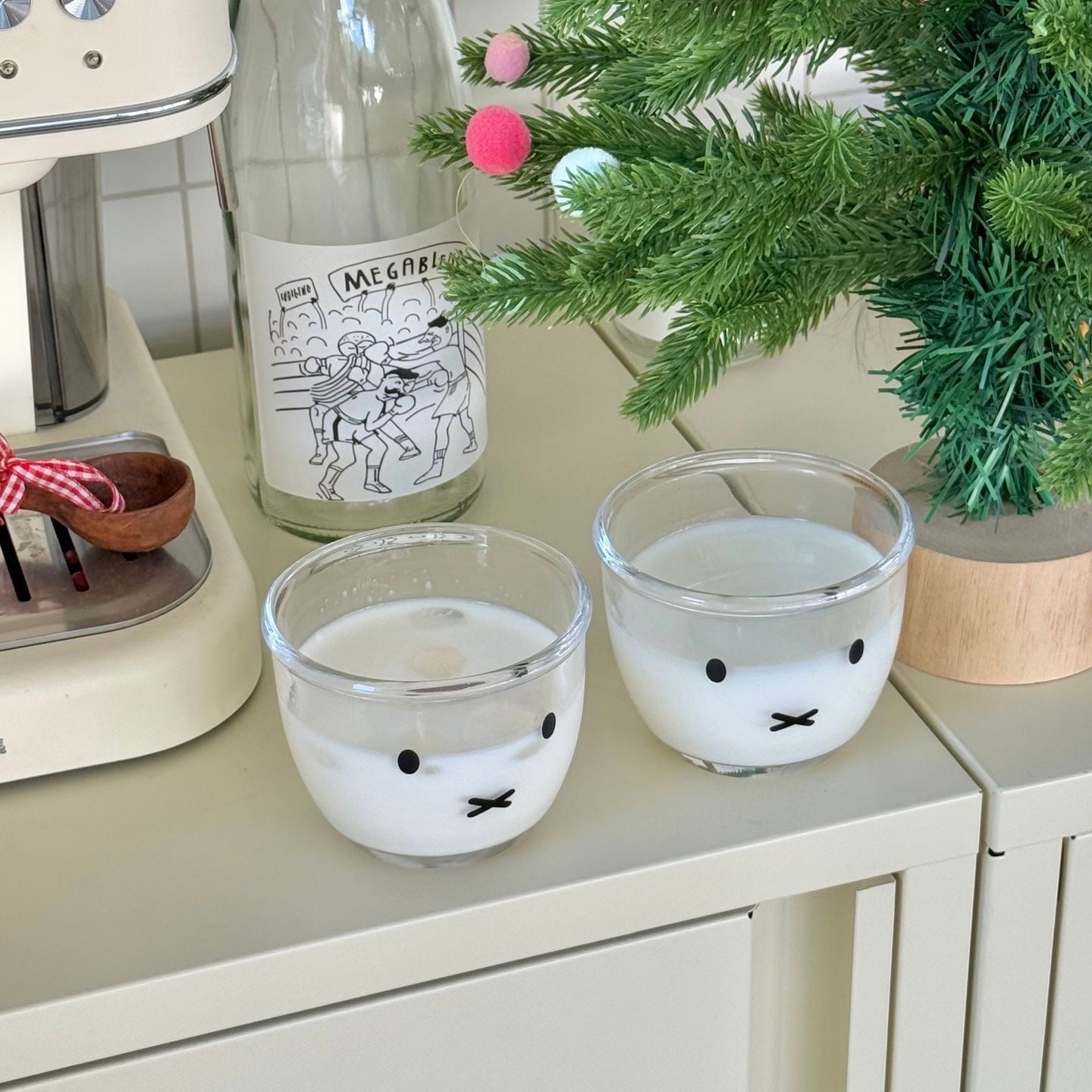 Bunny Face Mini Glass Dessert Cup – Set of 2 | 260ML