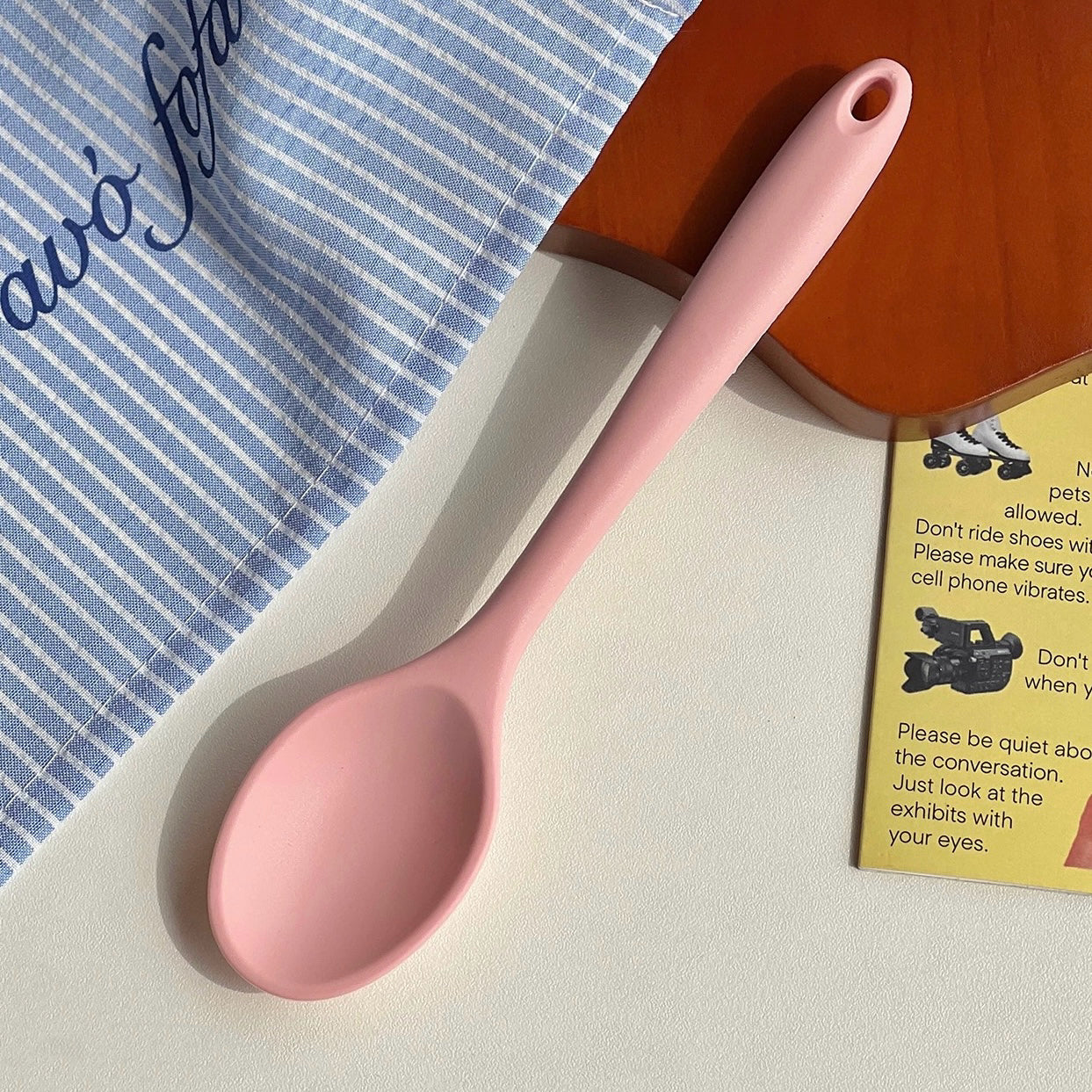 Morandi Color Food-Grade Silicone Spoon