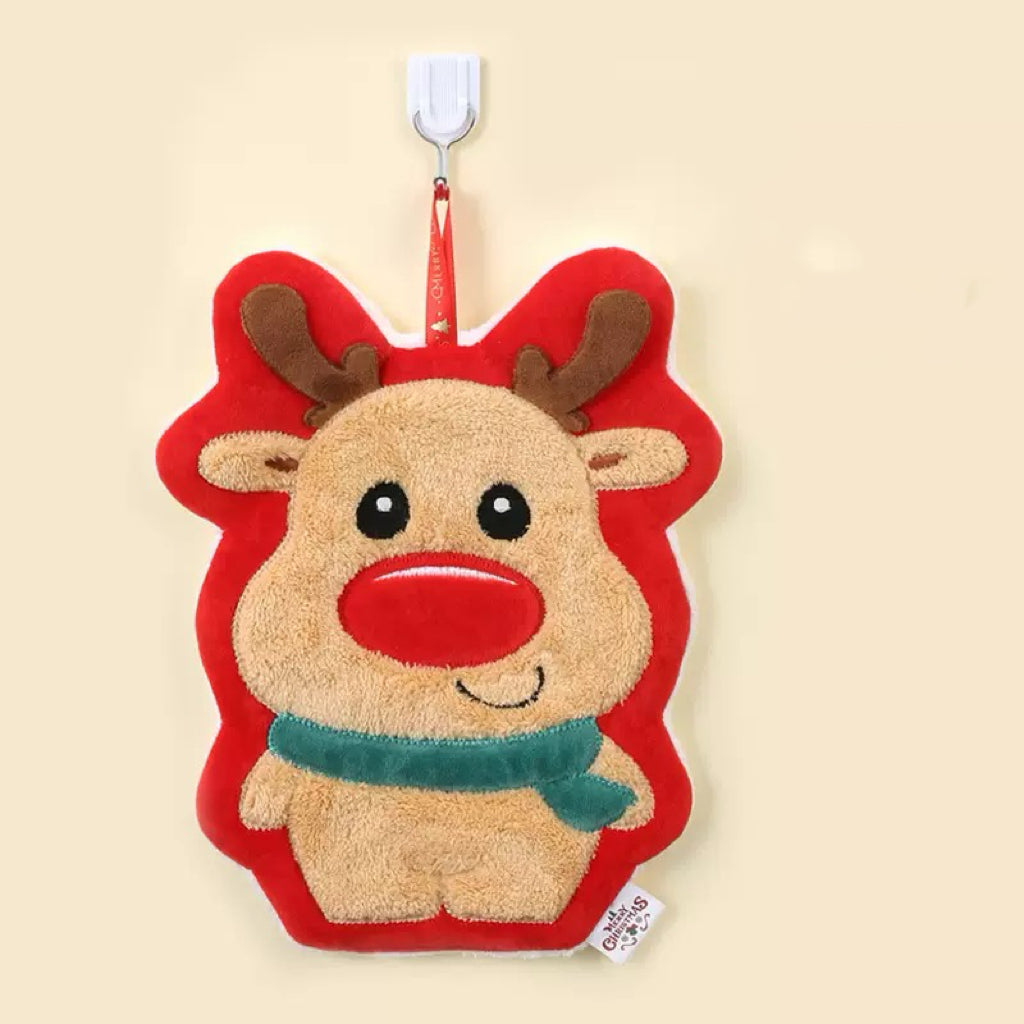 Christmas Shaped Hand Towel - 4 Designs | Christmas Gift