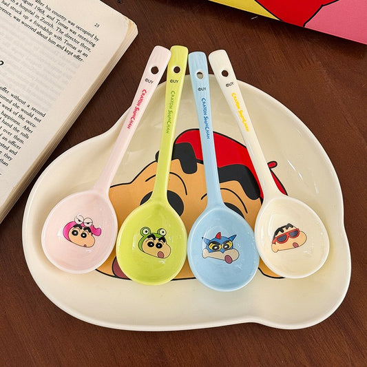 Crayon Shin-chan Ceramic Spoon | 4 Colors