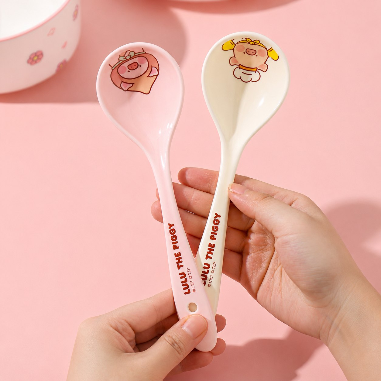 Lulu the Piggy Ceramic Soup Spoon – Official Licensed