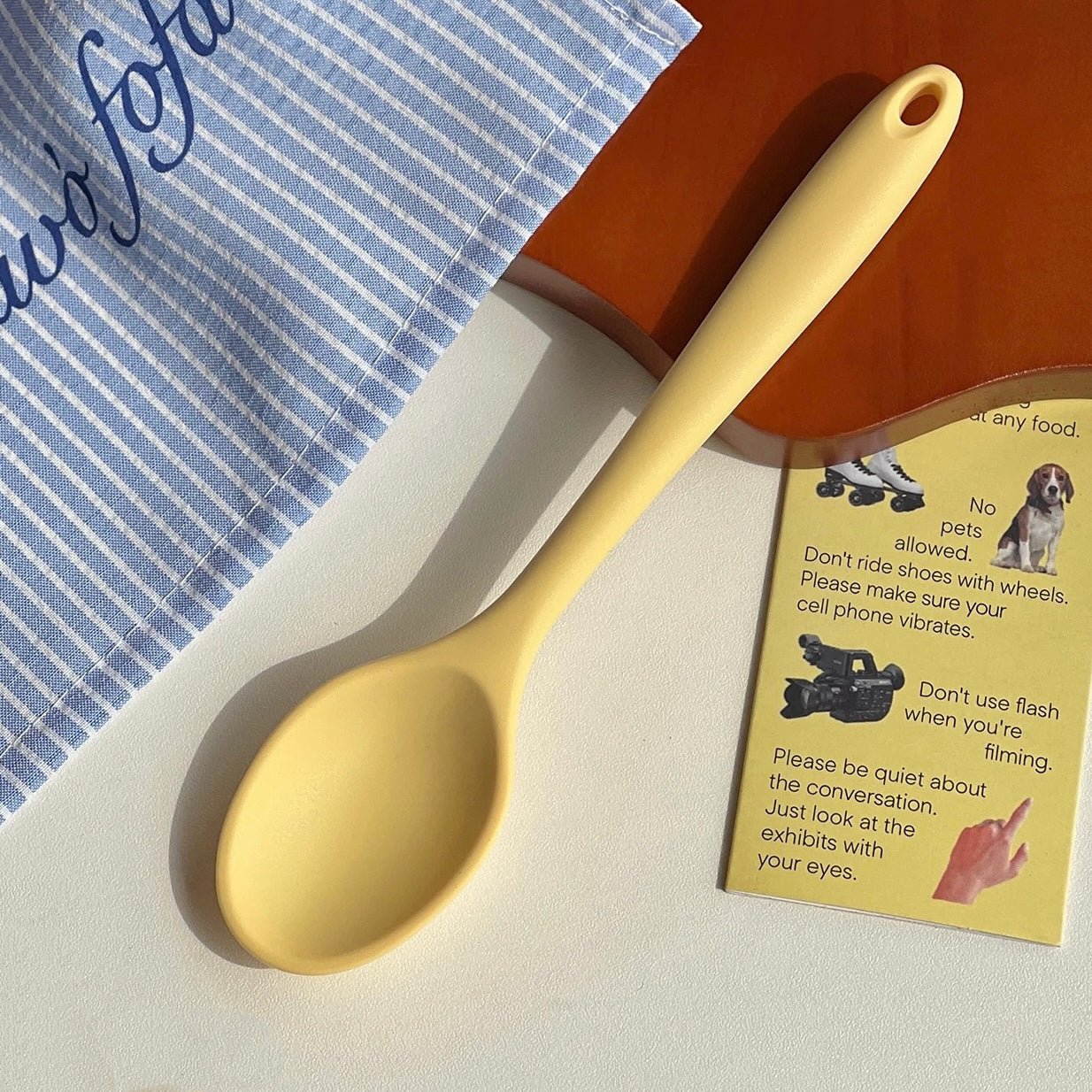 Morandi Color Food-Grade Silicone Spoon