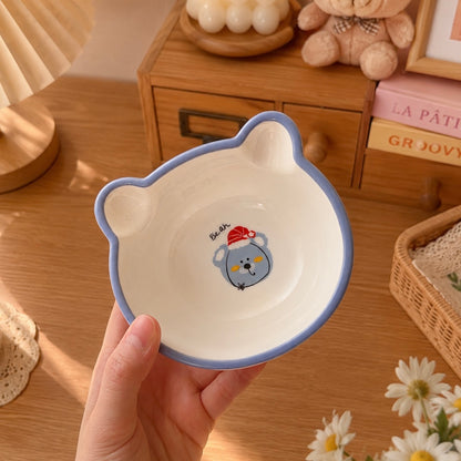 Bear-Shaped Cute Ceramic Bowl – 200ML