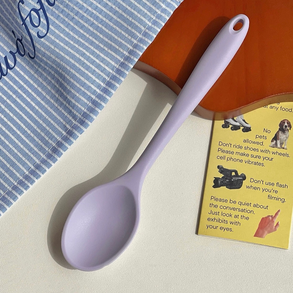 Morandi Color Food-Grade Silicone Spoon