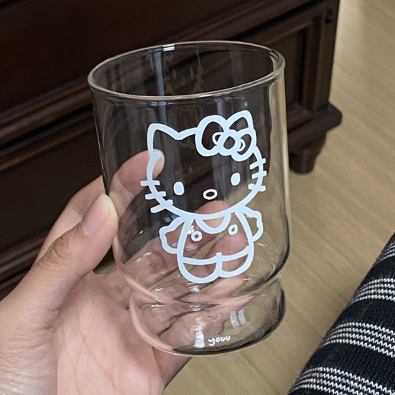 Cute Kitty Mini Glass Cup – 250ML
